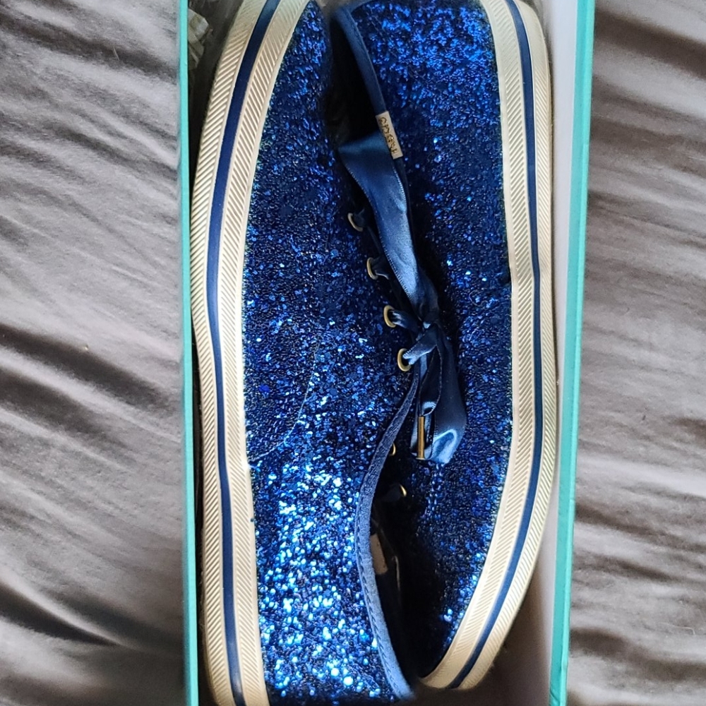 Blue Sparkle Kate Spade Keds